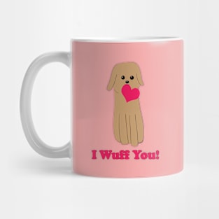 I Wuff You! (Dog With Heart) Mug